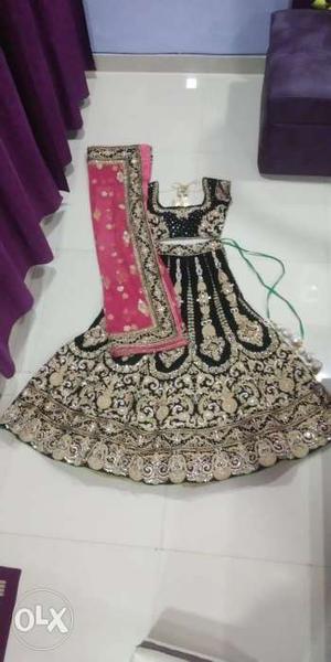 Neeru's Bridal Lehenga with lovely combination of
