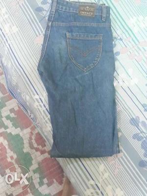 Old women dark blue IMPACT jeans 32 SIZE jst rs
