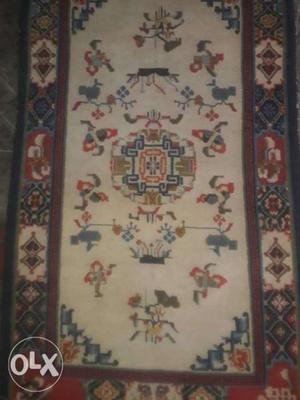 Original hand made tibetian woolen & cotten carpet