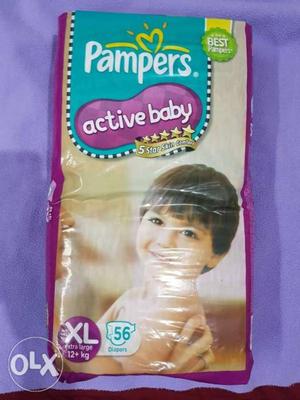 Pampers Active Baby XL. Brand new, not opened.