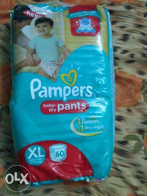 Pampers XL fresh pack of 60 diapers