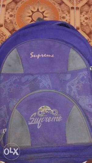 Purple Supreme 2-way Backpack
