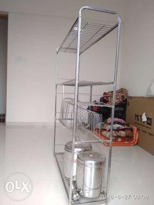 Stainless steel rack for sale, good condition,