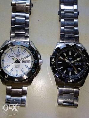 Two Seiko 5 automatic watches for the price of