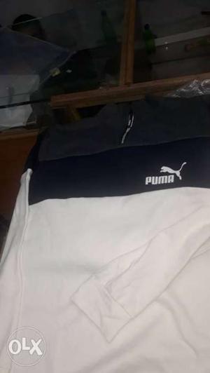 White And Black Puma Jacket