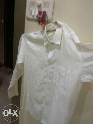 White shirt cotton linen