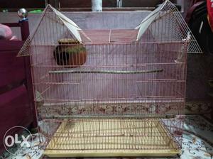 Bird cage. 2x2x1.50 in half price good condition