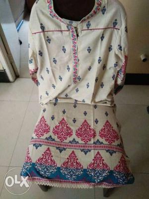 Brand new khadi cotton long kurta size xl price negotiable