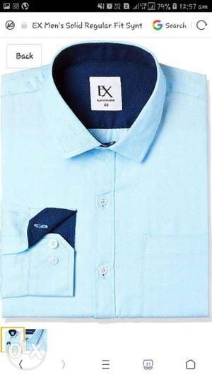 Excaliber Branded Formal Shirt size - L (42)