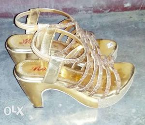 Golden Brindle Sandal urgent sale