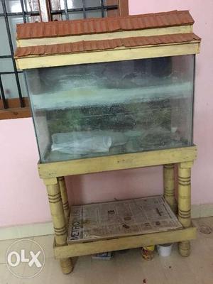 I am selling my aquarium set with wooden stand as