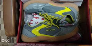 Nivia Non Marking badminton shoes, Size -10
