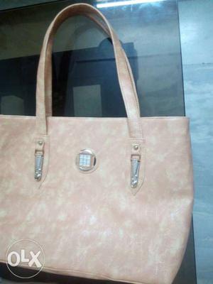 Pastel colored hand bag
