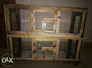 Two layer rack pet cage