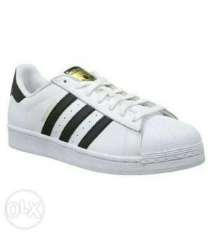 White Adidas Superstar Sneaker
