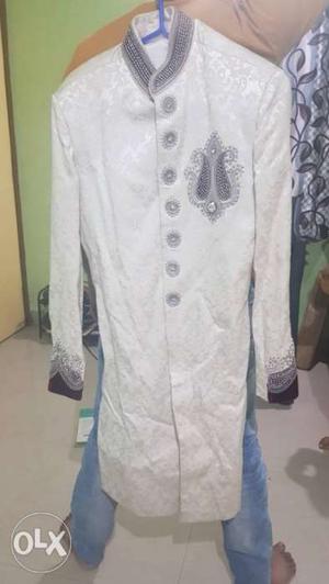 White sherwani..