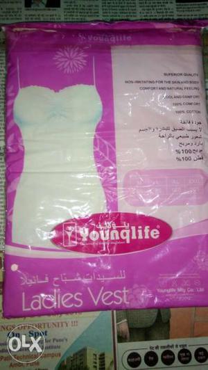 Women's White Younglife Spaghetti Strap Top Pack