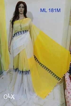 Yellow Sari Dress