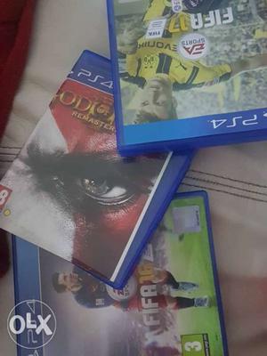 4 ps4 game for  fifa , last of us and