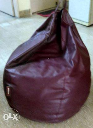 6. Leather Bean Bag