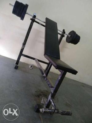 6in1 Multi bench 30kg weight plates 10 plates 2