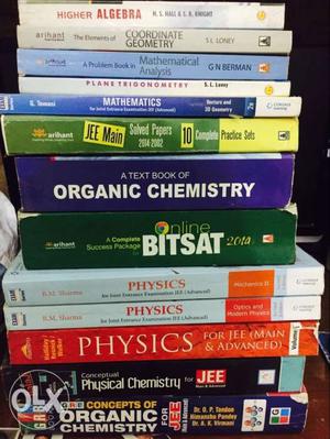 All JEE & 12th; 11th books available
