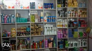 All type of cosmetic products from salon