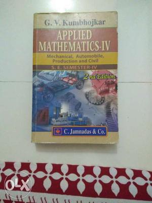 Applied Mathematics - 4, G. V. Kumbhojkar Engineering-