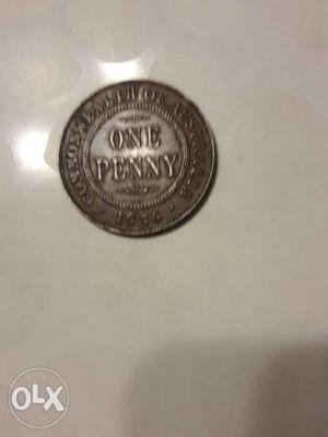 Australia Commonwealth Penny, original collectors