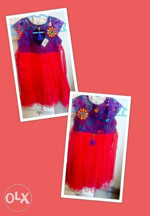 Beautiful frock for beautiful baby size 24 cost