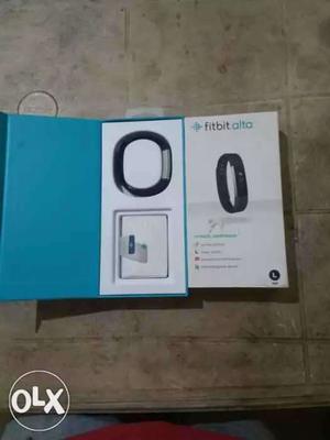 Black Fitbit Alta Tracker With Box