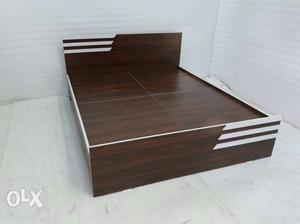 Brand new Wooden bed with boxes queen size 5x6