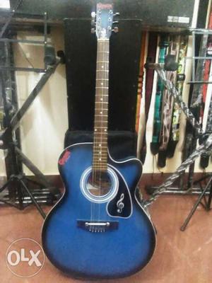 Brand new guitar givson blue&black mix colour