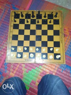 Brown Chessboard Set