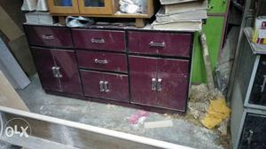 Brown Wooden 6-drawer Lowboy Dresser