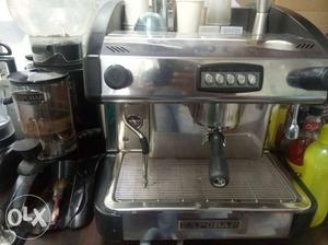Expobar espresso coffee machine and grinder.