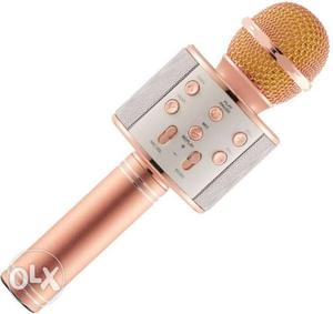 Gold Bluetooth Microphone