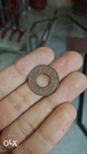 Hole coin  before independence good condition
