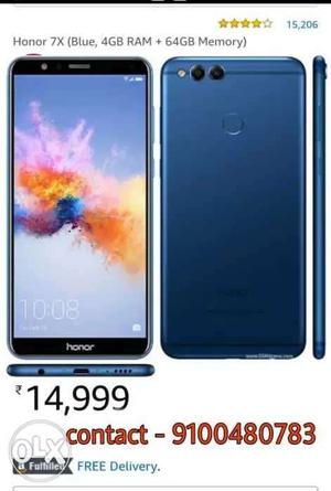 Honor 7X, Sealed phones, Lower Price than Market