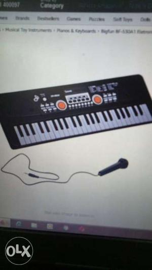 Kids piano with mic and usb fixed price contact