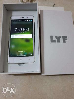 Lyf Water 4 LS- very gently used android mobile phone