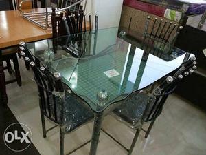 Metal dining table brand new