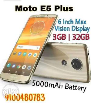 Moto E5 Plus, Sealed piece, mAh Battery &
