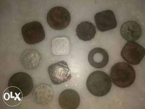 Old coins coper