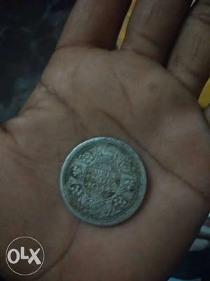 Old silver coin . Price 3.5 lakh