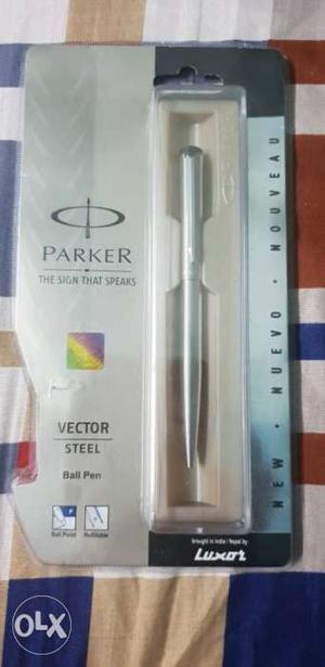 Parker Vector Steel.. Pen Brand New.. Sealed