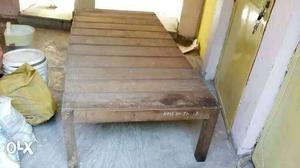 Pure teak wooden cot (2) for immediate sale. only