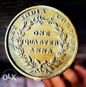 Quatre Anna Old Coin East India Comany