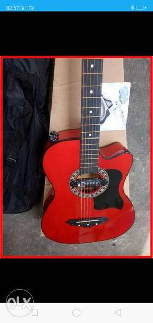 Red Acoustic Guitar Screenshot