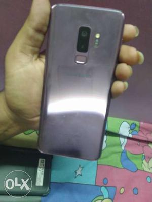 Samsung s9 plus128 gb 75 days old. Purple colour.